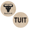 View Image 1 of 1 of Wooden Nickel - TUIT - 24 hr
