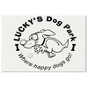 View Image 1 of 1 of Value Decal - Rect w/SQ Corners - 2" x 3" -Static Back-White