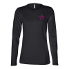 View Image 1 of 1 of Bella+Canvas Missy Fit LS Crewneck T-Shirt