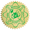 View Image 1 of 1 of Embossed Seal by the Roll - Circle - Pinked Edge - 2"