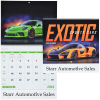 View Image 1 of 3 of Exotic Sports Cars Calendar - Spiral