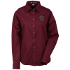 View Image 1 of 2 of Harriton Twill Shirt with Stain Release - Ladies'