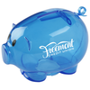View Image 1 of 2 of Action Piggy Bank - Translucent