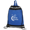 View Image 1 of 3 of Eagle Drawstring Backpack - 20" x 16" - 24 hr