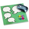 View Image 1 of 2 of Notepad Mouse Pad - Message Bubbles