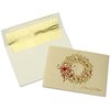 View Image 1 of 4 of Decorative Wreath Greeting Card
