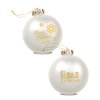 View Image 1 of 2 of 3 1/4" Round Ornament - Snowflake - Merry Christmas