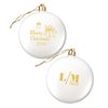 View Image 1 of 1 of Flat Ornament - Present - Merry Christmas