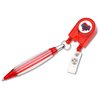 View Image 1 of 3 of Retractable Pen and Badge Holder - Closeout
