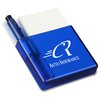 View Image 1 of 2 of Car Vent Note Pad with Pen - Translucent