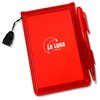 View Image 1 of 4 of Notepad, Pen & Card Holder on Lanyard - Closeout