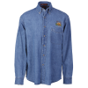 View Image 1 of 3 of Washed Denim Long Sleeve Shirt - Men's
