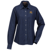 View Image 1 of 2 of Washed Denim Long Sleeve Shirt - Ladies'
