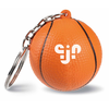 View Image 1 of 1 of Squishy Keychain - Basketball