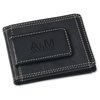 View Image 1 of 5 of Leather Wallet w/Money Clip