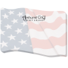 View Image 1 of 2 of Souvenir Sticky Note - Flag - 25 Sheet