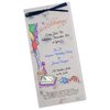 View Image 1 of 2 of Seeded Invitation/Program - 9" x 4" - Forget Me Not