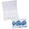 View Image 1 of 5 of Blue & Silver Ornaments Greeting Card