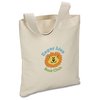 View Image 1 of 2 of USA Made Bayside Promotional Tote - Natural - Embroidered