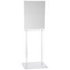 View Image 1 of 1 of Floor Poster Stand – Clear
