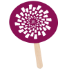 View Image 1 of 2 of Mini Hand Fan - Round