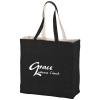 View Image 1 of 1 of Reversible Jute Cotton Tote