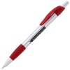 View Image 1 of 3 of Simplistic Grip Pen - Silver
