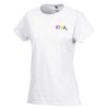 View Image 1 of 1 of Gildan Softstyle T-Shirt - Ladies' - Embroidered - White