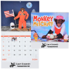 View Image 1 of 3 of Monkey Mischief Calendar - Spiral