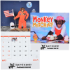 View Image 1 of 3 of Monkey Mischief Calendar - Stapled