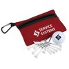 View Image 1 of 1 of Golf Ball/Tees Pouch Kit - Closeout