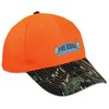 View Image 1 of 2 of Two-Tone Camouflage Cap - Orange