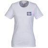 View Image 1 of 2 of Gildan Lightweight T-Shirt - Ladies' - White