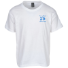 View Image 1 of 2 of Anvil Ringspun 4.5 oz. T-Shirt - Youth - White