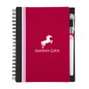View Image 1 of 4 of Side Stripe Notebook w/Gel Pen - 24 hr