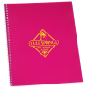 View Image 1 of 2 of Poly Cover Notebook - 10-7/8 x 8-3/16 -Wide Rule-Translucent