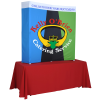 View Image 1 of 7 of Splash Curved Tabletop Display - 5' - Wrap Graphics