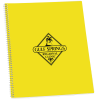 View Image 1 of 2 of Poly Cover Notebook - 10-7/8 x 8-3/16 - Wide Rule - Opaque