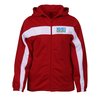 View Image 1 of 3 of Badger Sport Brushed Tricot Hooded Jacket - Men's