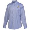 View Image 1 of 2 of Wrinkle-Free Pinpoint Dress Shirt - Men's