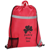 View Image 1 of 4 of Drawstring Sportpack with Cooler Pocket