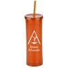 View Image 1 of 2 of Via Spirit Tumbler with Straw - 16 oz. - Closeout
