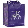 View Image 1 of 5 of Expressions Grocery Tote - Purple