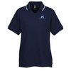 View Image 1 of 2 of Gwinnett Tipped Pique Polo - Ladies'