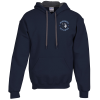 View Image 1 of 2 of Gildan 50/50 Hooded Sweatshirt with Contrast Color - Embroidered