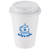 View Image 1 of 2 of Paper Hot/Cold Cup with Traveler Lid - 12 oz. - Low Qty