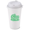 View Image 1 of 1 of Paper Hot/ Cold Cup - 16 oz. w/Traveler Plus Lid
