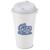 View Image 1 of 1 of Paper Hot/ Cold Cup - 16 oz. w/Traveler Plus Lid - Low Qty