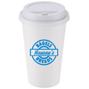 View Image 1 of 2 of Paper Hot/Cold Cup with Traveler Lid - 16 oz. - Low Qty