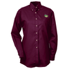 View Image 1 of 1 of Soil Release Button Down Poplin Shirt - Ladies' - 24 hr